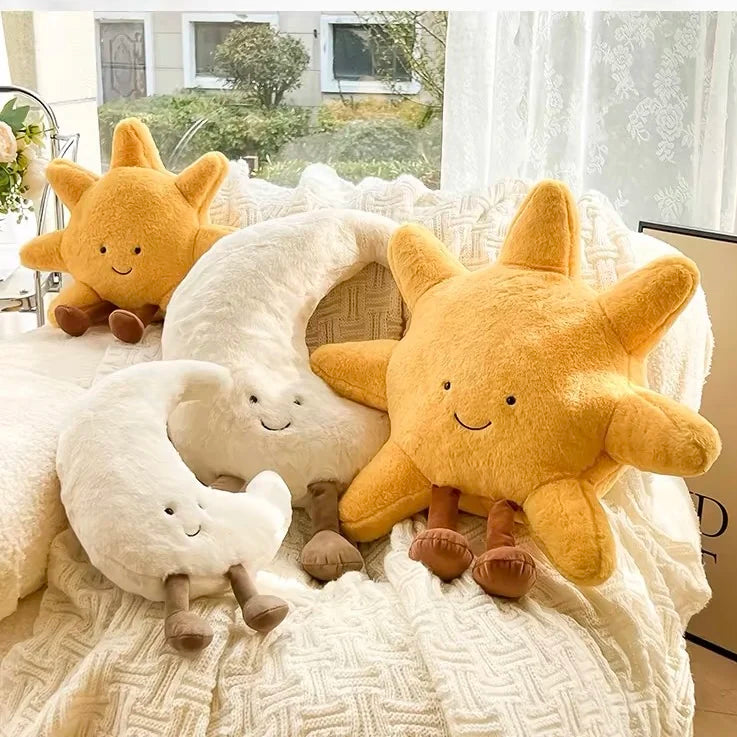 Moon & sun plush