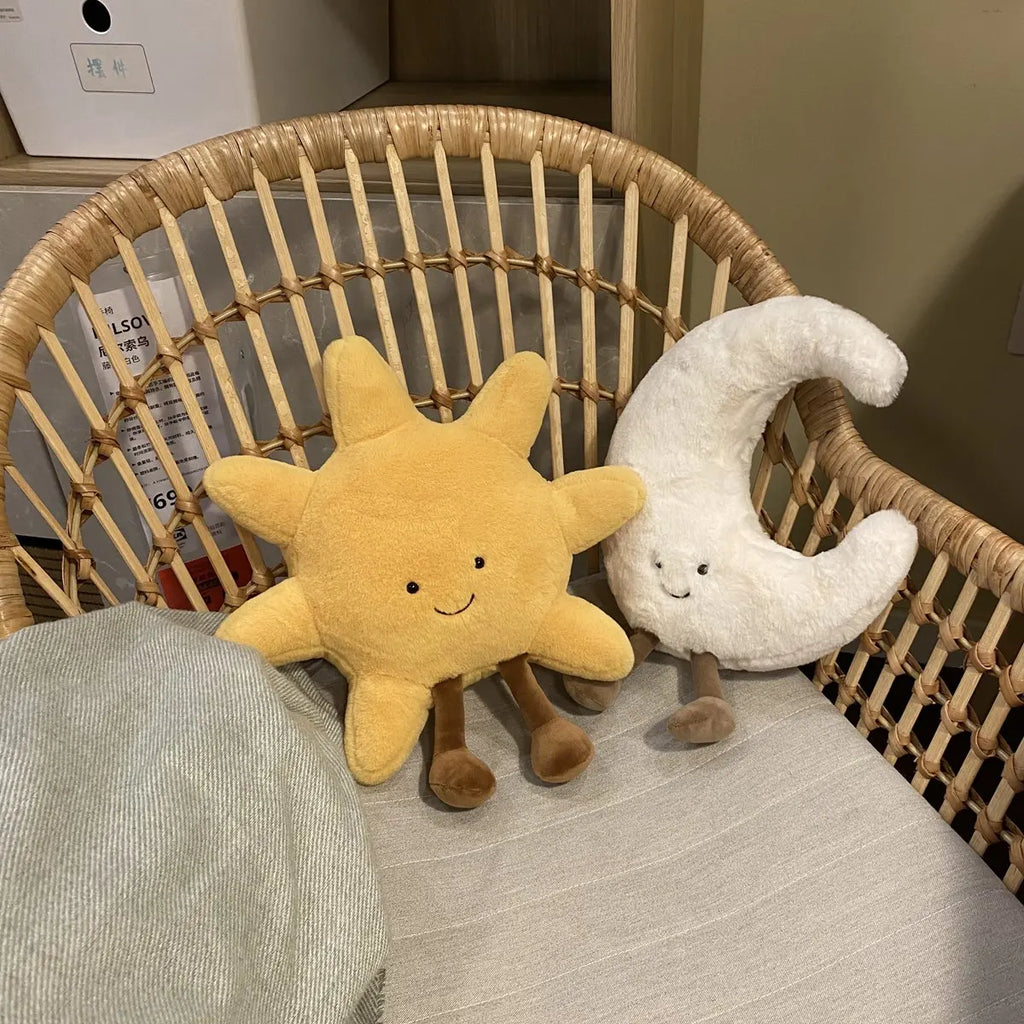 Moon & sun plush