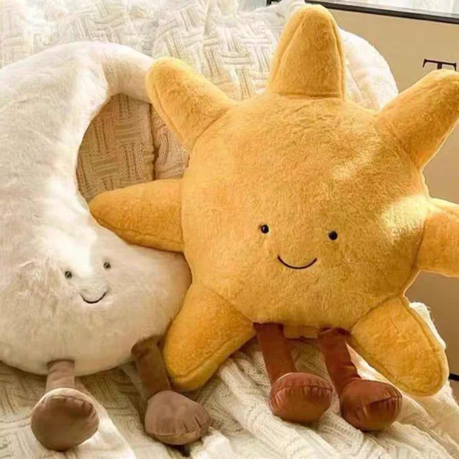 Moon & sun plush